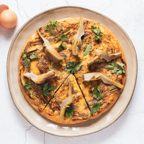 Frittata di carciofi - Frittata mit Artischocken